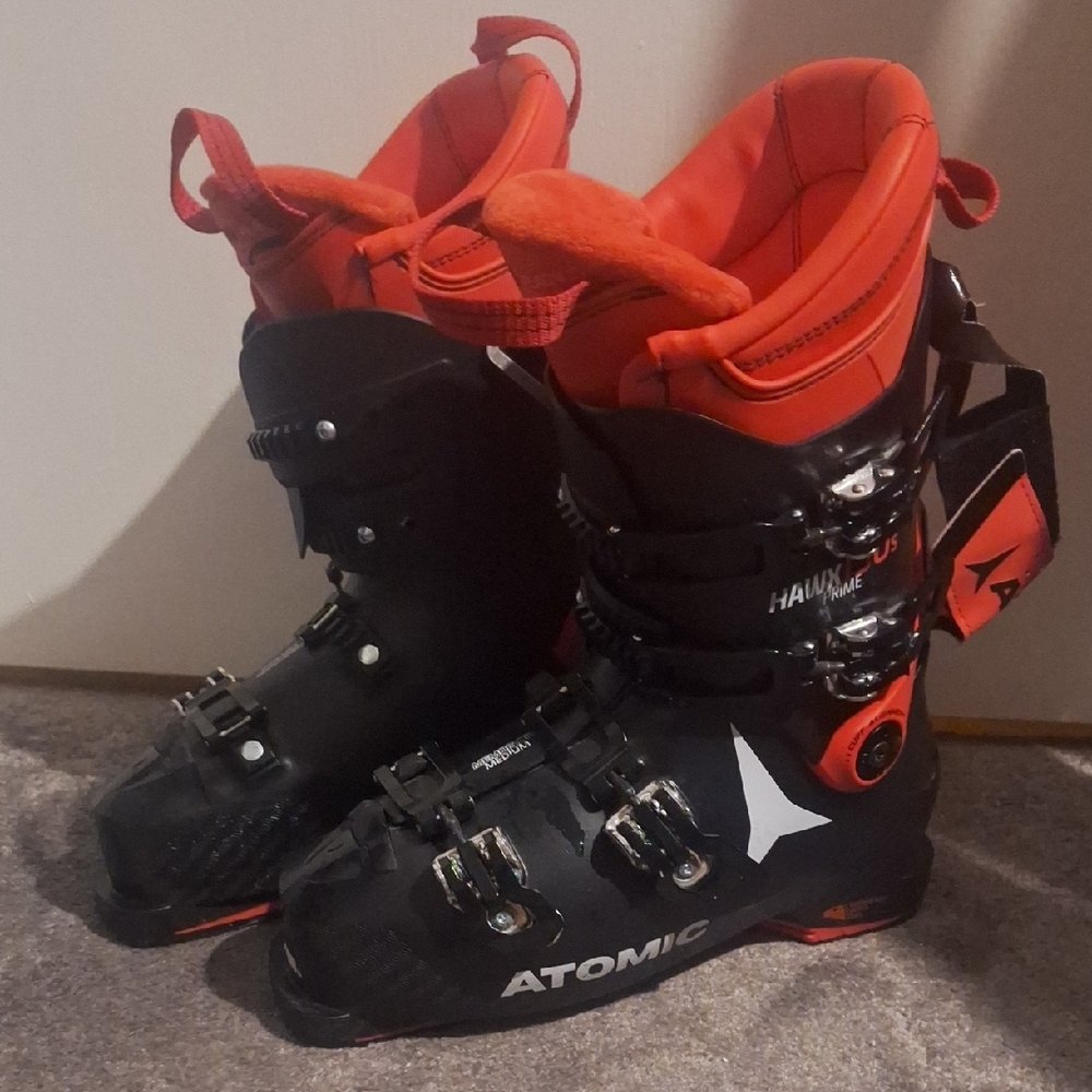 Atomic Black and Red Ski Boots
